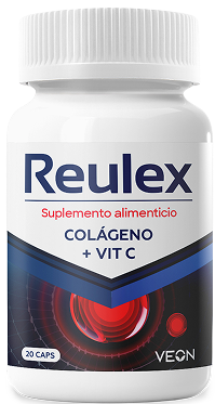 Reulex collagen and vitamin C, 20 capsules